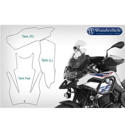 28224-100 - Wunderlich Pelicula Protecção Depósito - F750/850GS - in-parts