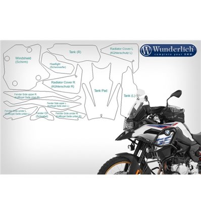 28225-000 - Wunderlich Pelicula Protecção Completa - F850GS - in-parts