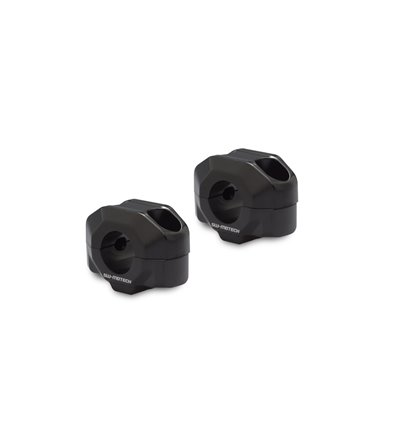 SW-Motech Handlebar Risers (Ø22mm) - 15mm - Black