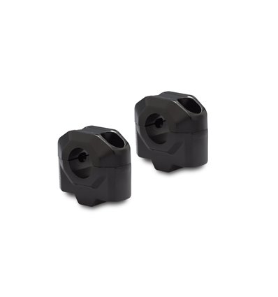 SW-Motech Handlebar Risers (Ø22mm) - 25mm - Black