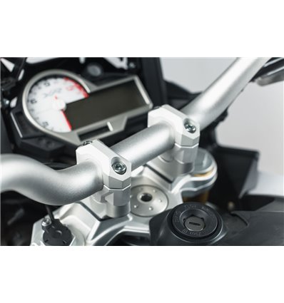 SW-Motech Handlebar Riser Reinforced (Ø28mm) - 20mm - S1000XR - Grey