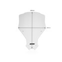 WRS Vidro Caponord 56cm - CRF1100L - Incolor | In-parts.com