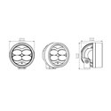 Denali Farol LED D3 Espalhador (unidade) | In-parts.com