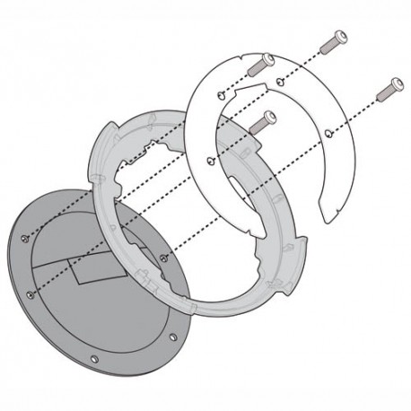 BF22 - Givi suporte tanklock r1200gs/a - Inparts