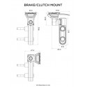 Quad Lock Suporte p/ Travão/Embraiagem
