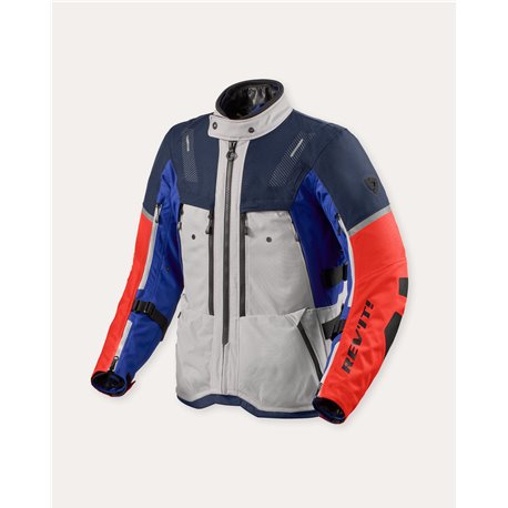 Rev'it Casaco Sand 5 H2O - Azul/Vermelho
