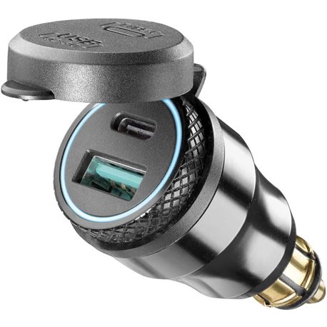 Interphone Adaptador Ficha Din - USB e USB-C