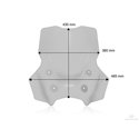 WRS WINDSCREEN CAPONORD PLUS SMOKED RADAR BMW R 1300 GS / ADV 2024-2025