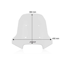 WRS Windscreen Touring CFMoto 450 - Clear