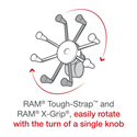 Ram Mounts Kit X-Grip Large p/Guiador