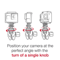 Ram Mounts Kit Go-Pro p/Barra Tubular