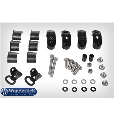 28363-002 - Wunderlich Garras Fixação Faróis Auxiliares p/Crash Bars - Preto - in-parts