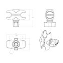 RAM Mounts Ram Mounts Braço Curto