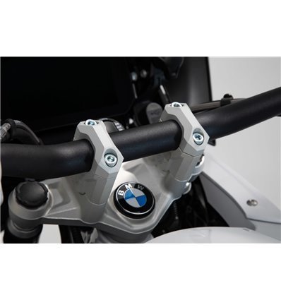 LEH.07.039.12401/S - SW-Motech Aumento Guiador 40mm - R1250GS/A - Cinza - in-parts