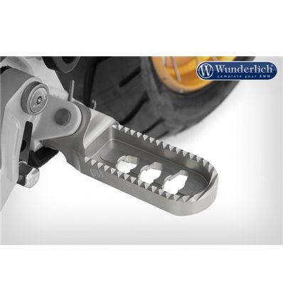 25910-201 - Wunderlich Lower Footrest ERGO-COMFORT - Grey - in-parts